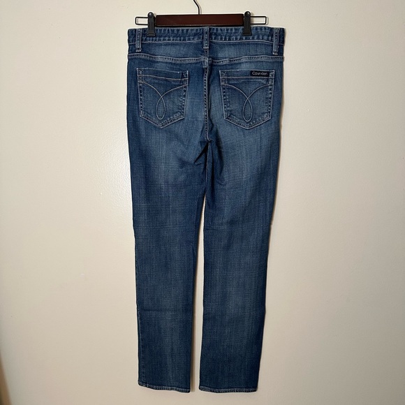 Calvin Klein Jeans Skinny Medium Wash Mid Rise 5 Pocket Jeans, Size 29/8 - Picture 2 of 7